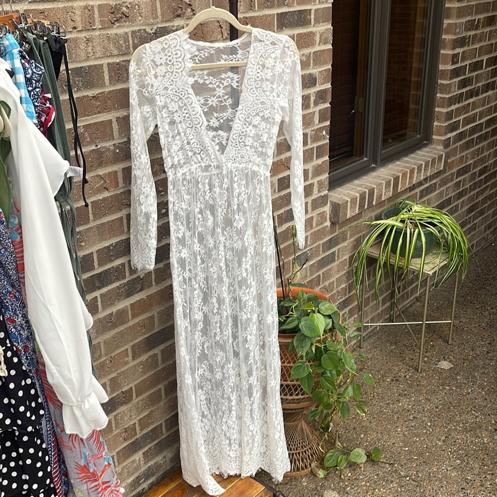 Beautiful white lace dress